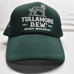 Tullamore Dew Irish Whiskey Trucker Cap Green Wolfhound Snapback